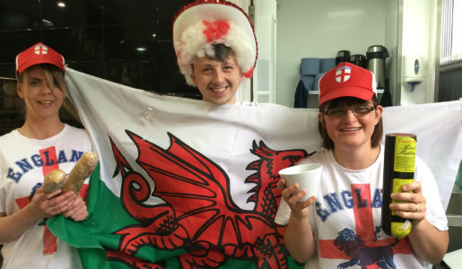 Special England v Wales themed offers at Cafe Go