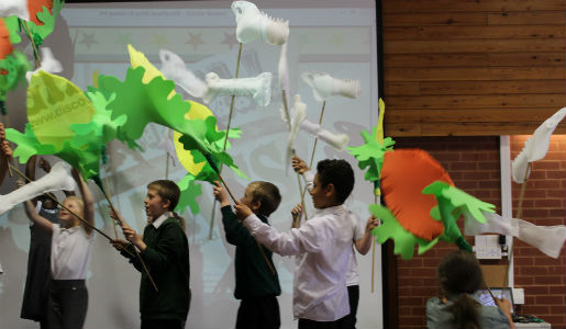 GIANT parade in the making