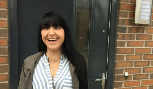 Sarah's smiling - thanks to Nuplace