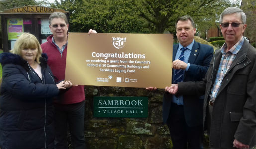 Sambrook Village Hall reinvigorated, with the help of Telford 50 Legacy Fund