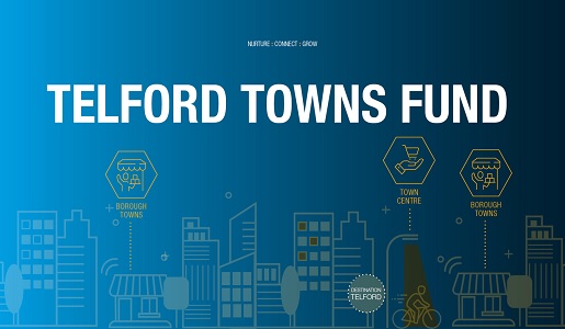 £22.3m Telford Towns Fund award approved