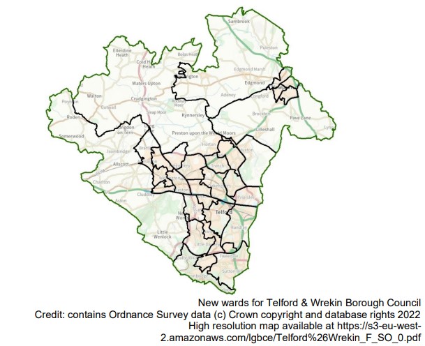 New ward boundary recommendations published by the Local Government Boundary Commission for England