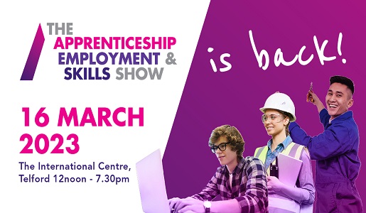 Apprenticeship Employment & Skills Show 2023 returns to Telford International Centre 