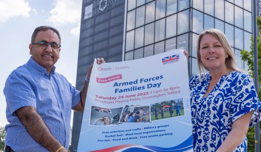 Family Fun Day and Armed Forces Day Celebration on next week.