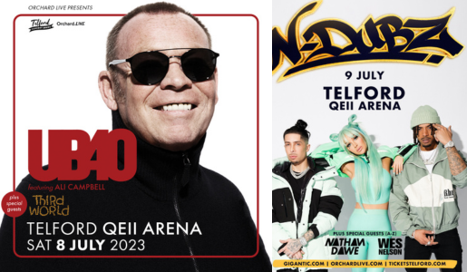 One week to go …. see UB40 and N-Dubz live Telford Town Park 