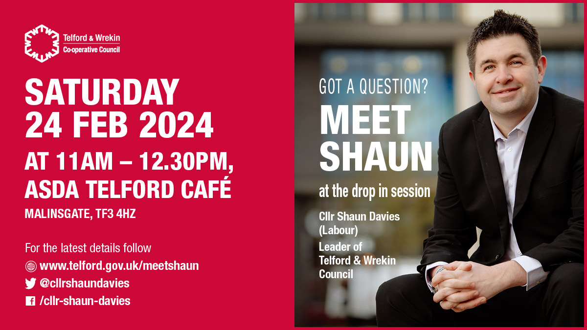‘Meet Shaun’ in Telford Town Centre
