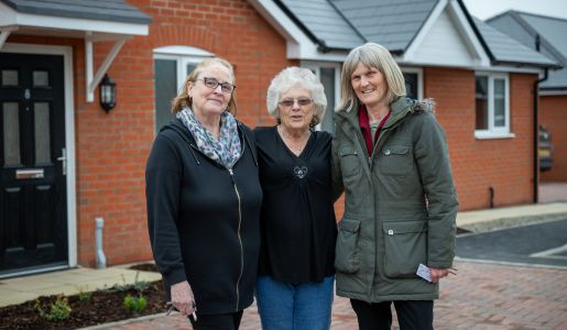 Lifelong friends move into new affordable bungalows at Dawley's former Castle Lodge site
