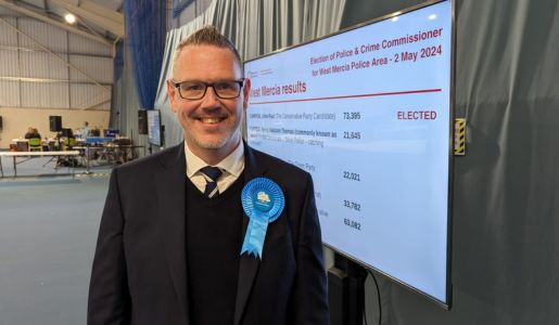 John Campion is elected new Police and Crime Commissioner for West Mercia
